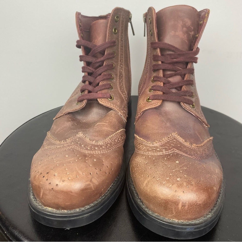 Rudsak • leather wingtip ankle boot - Picture 6 of 11